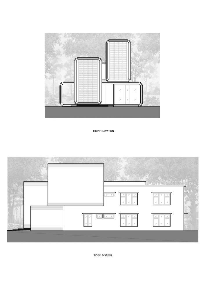 Bản vẽ thiết kế của ngôi nhà.