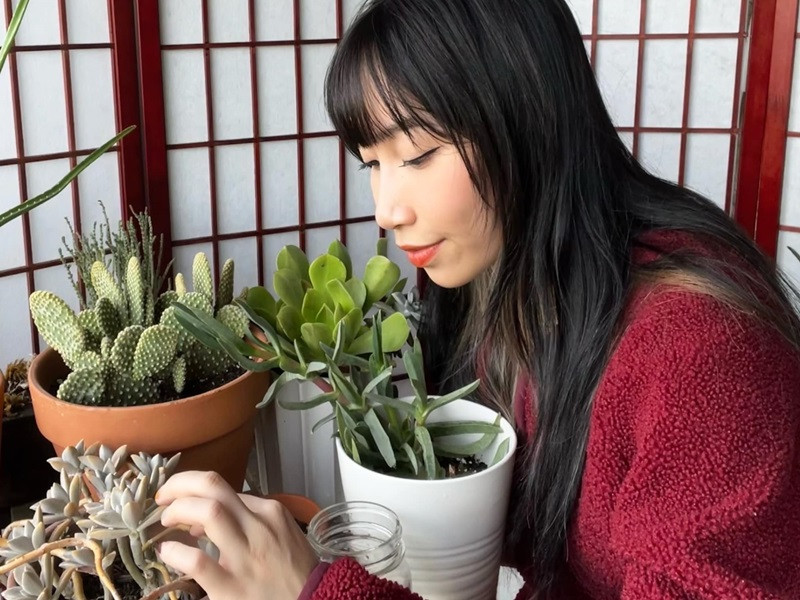 Mỹ Anh có vẻ ngoài xinh xắn, cá tính. Ảnh: FBNV