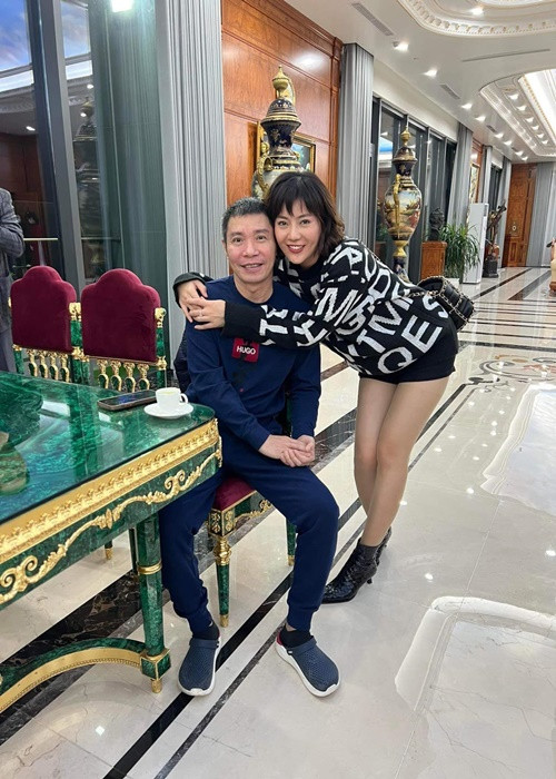 Hình ảnh Công Lý bên đàn em Thanh Hương. Ảnh: FBNV