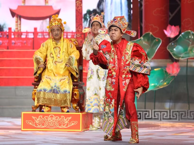 2 diễn viên thay Xuân Bắc và Công Lý ở Táo Quân 2022 là Trung Ruồi và Đỗ Duy Nam. Ảnh: VFC