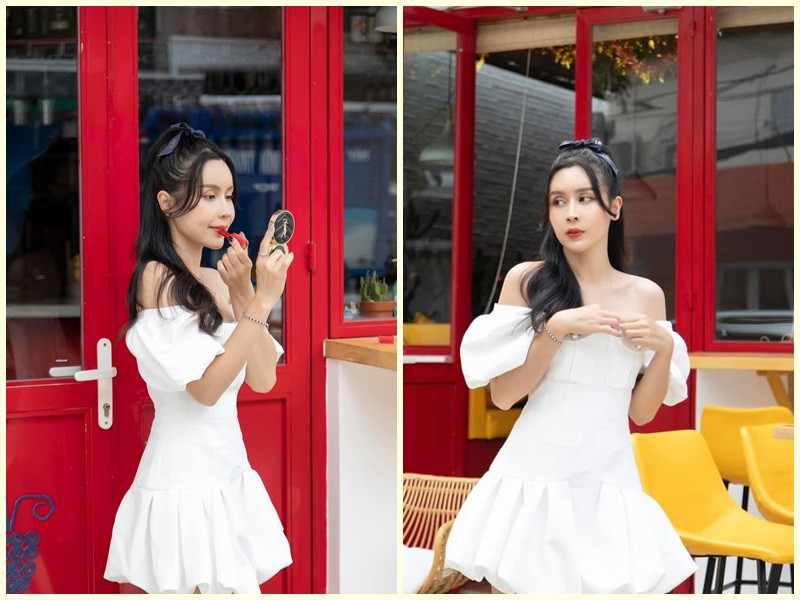 Cô trẻ đẹp không kém những mỹ nhân xứ Hàn.