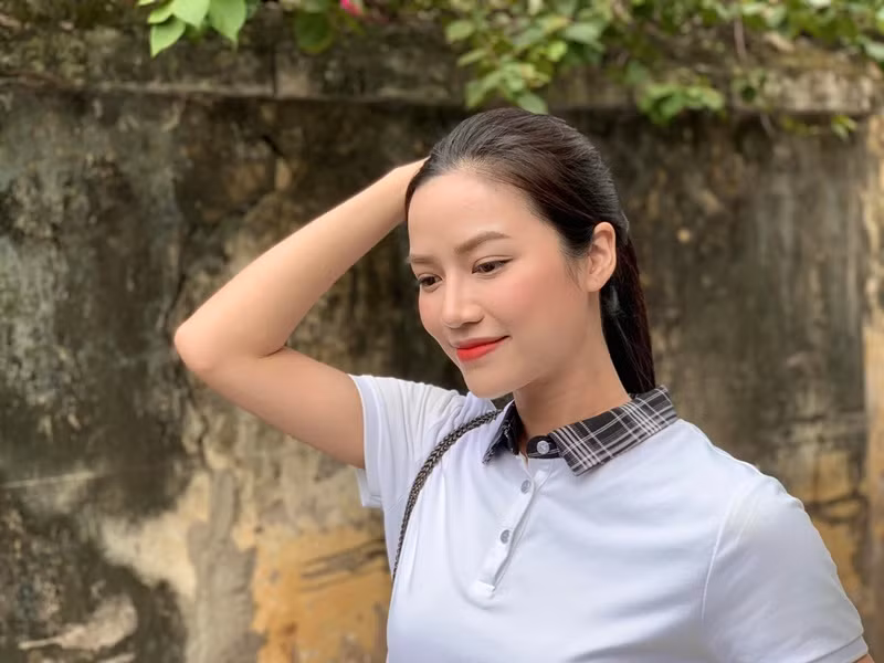 Anh Đào là cái tên khá xa lạ với khán giả truyền hình. Cô hiện tại công tác tại Nhà hát Kịch Việt Nam. Ảnh: FBNV