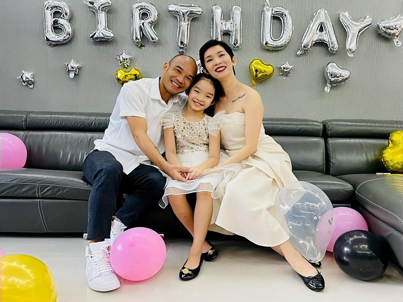 Tổ ấm của Xuân Lan hiện tại tràn ngập tiếng cười.