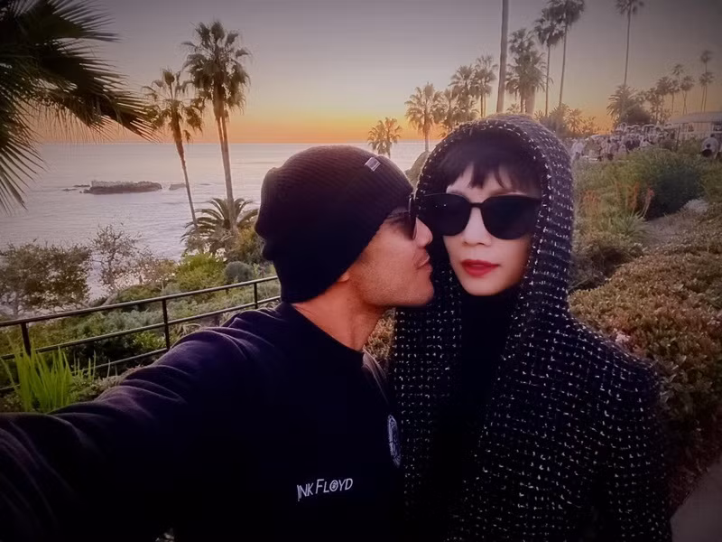 Xuân Lan và chồng Việt kiều có tuần trăng mật ở Mỹ.