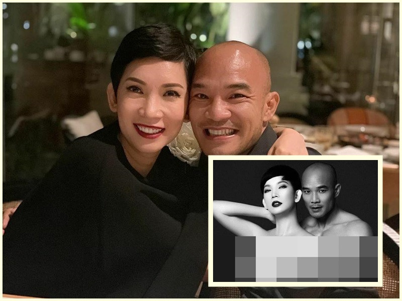 Nhân 2 năm ngày cưới, siêu mẫu Xuân Lan đăng tải ảnh tình tứ bên ông xã Ngọc Lâm. Trong ảnh, cặp đôi bán nude, ông xã của Xuân Lan dùng tay che chắn vòng một của vợ.