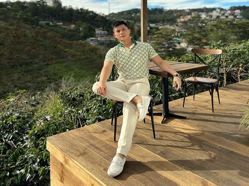 Bạn trai của Lệ Quyên khoe ảnh ở Đà Lạt. Ảnh: FB Lâm Bảo Châu