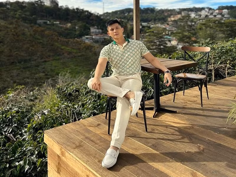 Bạn trai của Lệ Quyên khoe ảnh ở Đà Lạt. Ảnh: FB Lâm Bảo Châu