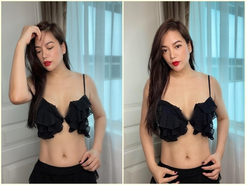 Hậu bị chê sắc vóc, nữ diễn viên phim “Hương ga” gây bất ngờ khi khoe hình thể thon gọn. Ảnh: FB Trương Ngọc Ánh