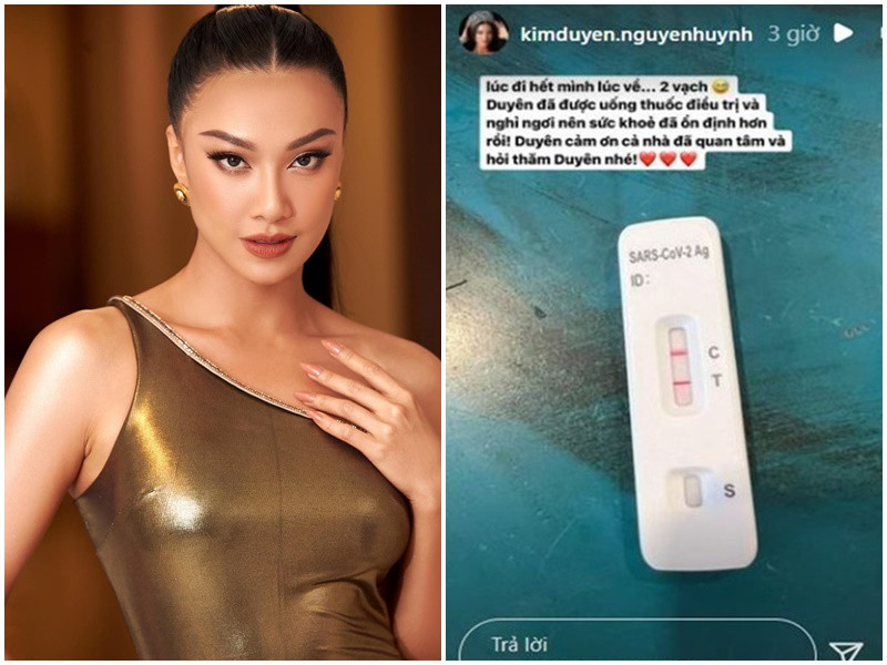 Nàng á hậu đang điều trị tại nhà.