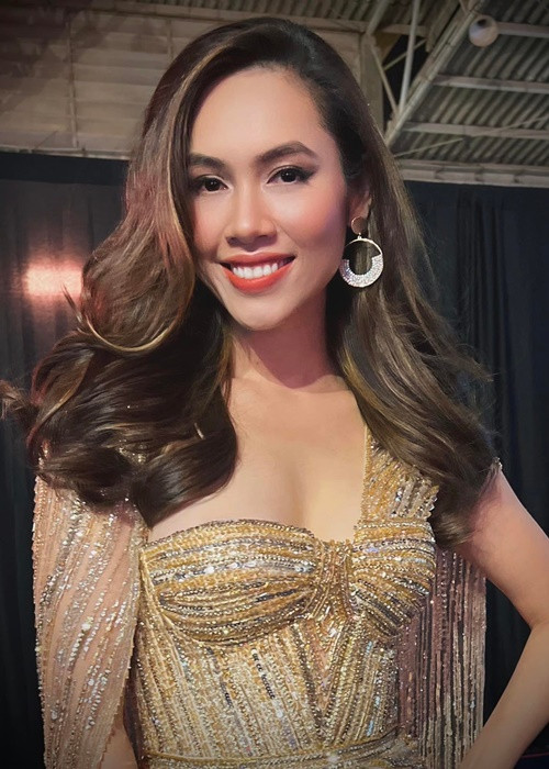 Trong vài tháng qua, Hoàng My đồng hành cùng Kim Duyên ở cuộc thi Hoa hậu Hoàn vũ Thế giới 2021 tại Israel và show thời trang ở Dubai.