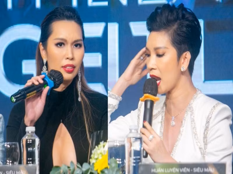 Cách đây không lâu, Hà Anh vướng ồn ào cãi tay đôi với Xuân Lan. Cụ thể, xuất hiện trong buổi ra mắt chương trình The next gentleman - Quý ông hoàn mỹ với vai trò huấn luyện viên, Xuân Lan và Hà Anh tranh cãi nảy lửa về vấn đề ai huấn luyện thí sinh tốt nhất. Ảnh: Zing