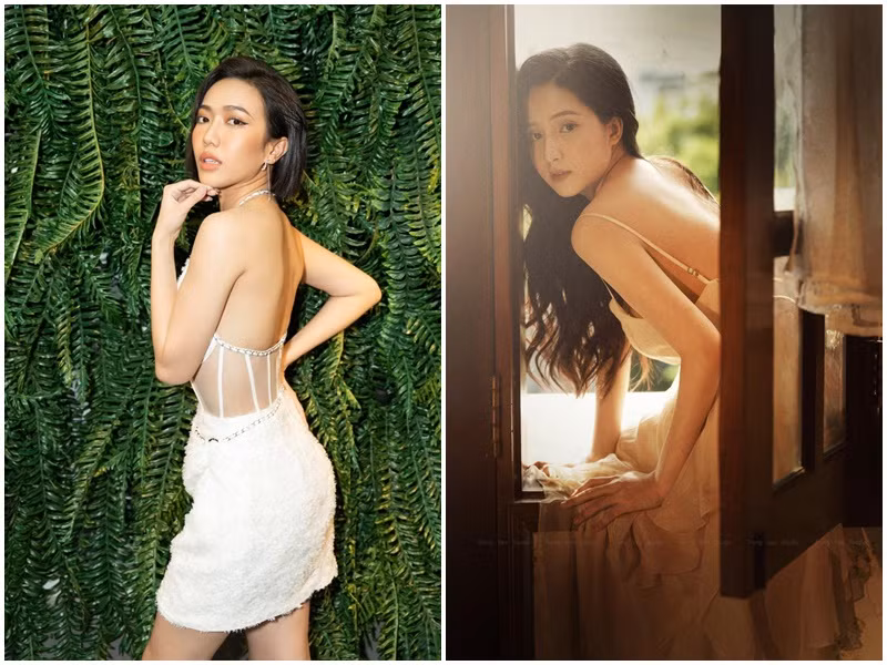 Bạn gái và người tình màn ảnh của Anh Tú đều đẹp hút mắt khi mặc hở bạo.