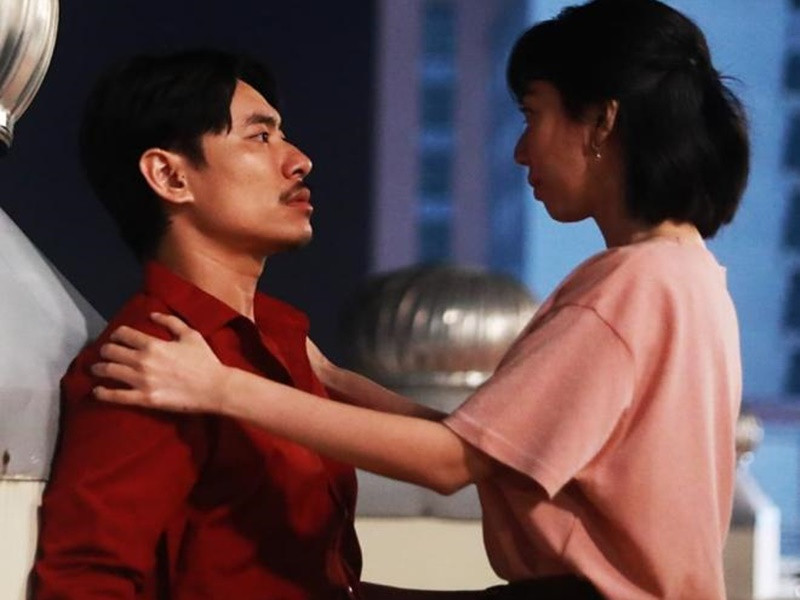 Thu Trang chia sẻ, cảnh hôn diễn ra lúc 4 giờ sáng. Nhờ từng hợp tác cộng thêm tập luyện trước đó, cảnh quay giữa hai người hoàn thành khá nhanh chóng. Ảnh: Công lý và xã hội