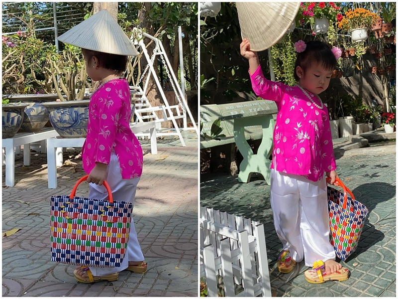 Trên trang cá nhân, Lê Phương thường xuyên chia sẻ khoảnh khắc đáng yêu của con gái.