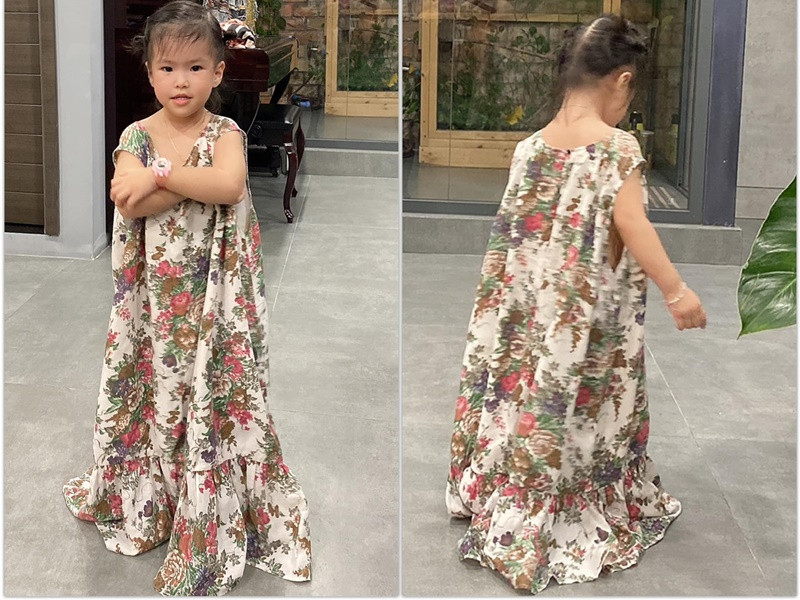 Bé Bông ngày càng điệu đà.