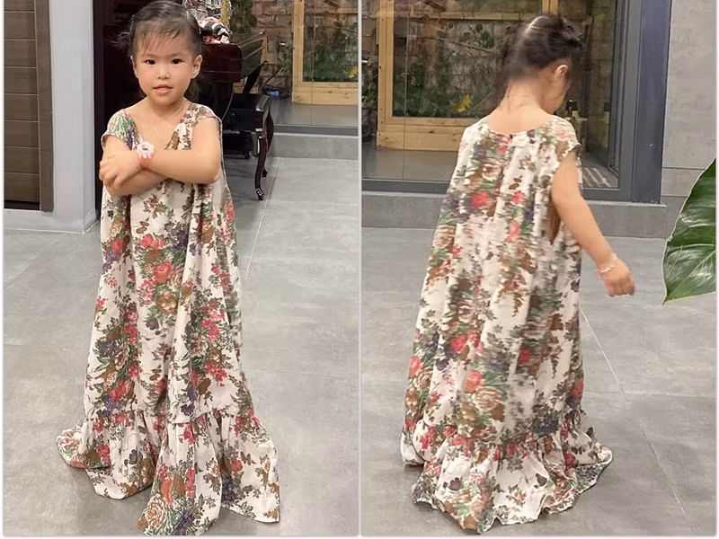 Bé Bông ngày càng điệu đà.