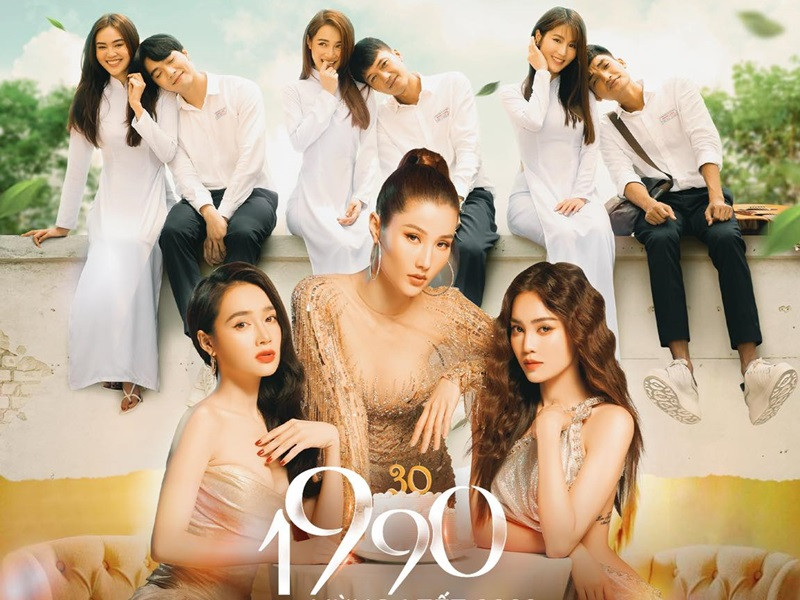 Nhã Phương, Ninh Dương Lan Ngọc và Diễm My đảm nhận vai trò nữ chính phim Tết 2022 mang tên "1990". Bộ ba ngọc nữ sinh năm 1990 không hề thua kém về nhan sắc.