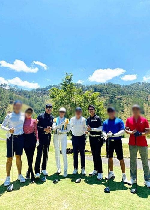 Criss Lai và Matt Liu không ít lần gặp mặt khi đi đánh golf. Ảnh: FB Matt Liu