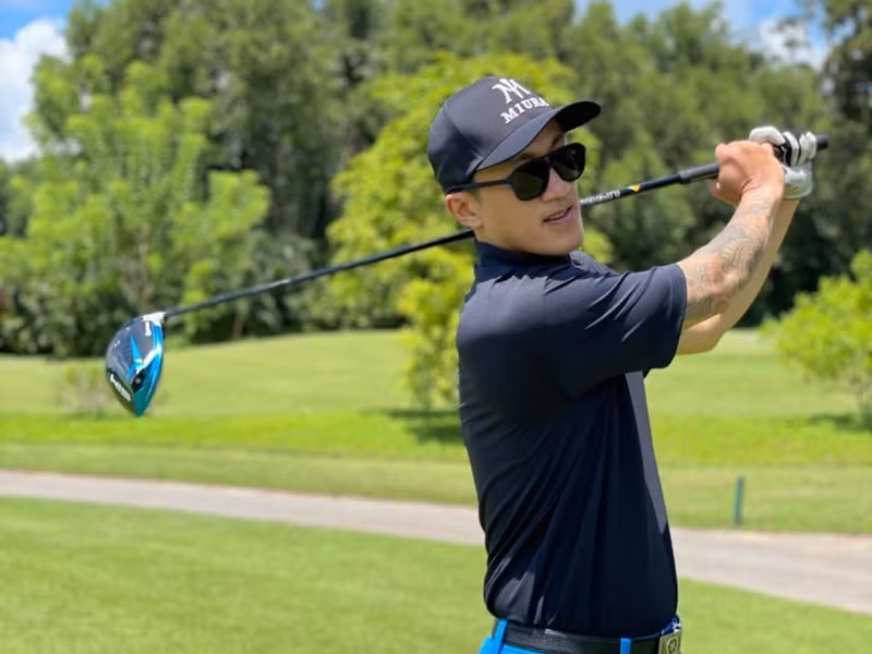 Criss Lai hiện tại dành nhiều thời gian cho các hoạt động thể thao, đi du lịch, gặp gỡ bạn bè. Ảnh: FB Criss Lai