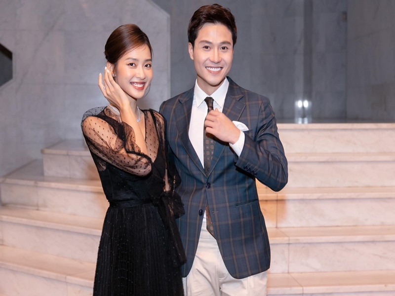 Nữ diễn viên hội ngộ người tình màn ảnh. Ảnh: FBNV