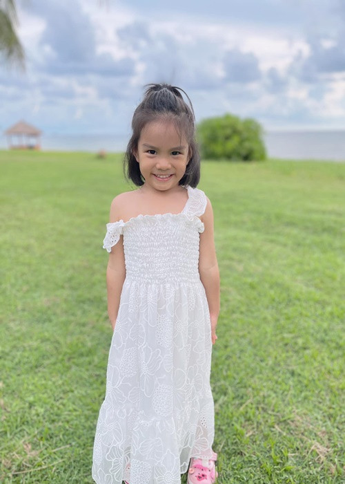 Nhiều người nhận xét bé Tuệ An có nhiều nét giống Phạm Quỳnh Anh.