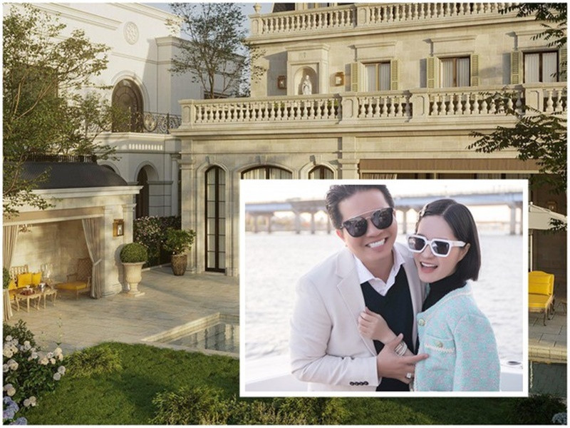 Di Băng và chồng đại gia còn có căn biệt thự 400 tỷ, rộng 640m2 được thiết kế bởi NTK Thái Công.