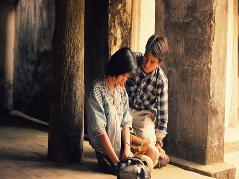 Xuân Bắc bên Bùi Lệ Hằng trong "Kẻ cắp bất đắc dĩ". Ảnh: 2Sao