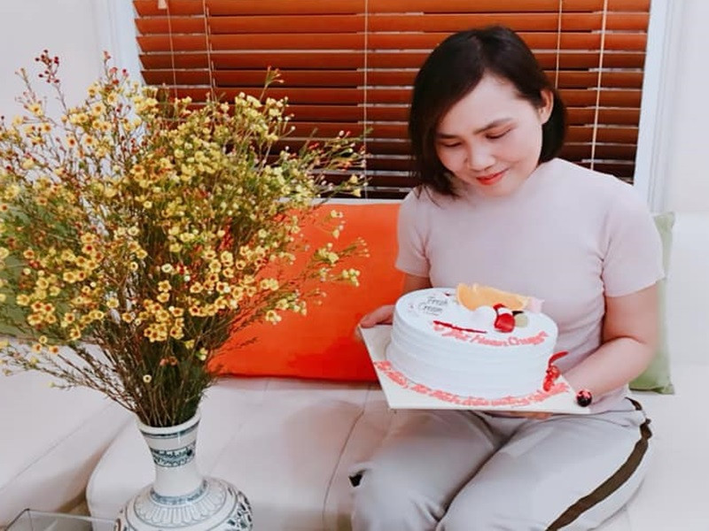 Vai diễn trong Táo Quân của Anh Thơ là vai quần chúng, chỉ xuất hiện 5 phút. Ảnh: FBNV