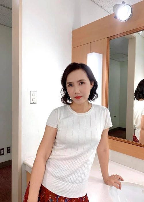 Diễn xuất của Anh Thơ chiếm được cảm tình của nhiều khán giả truyền hình. Cô được đánh giá diễn hài rất duyên mà không bị lố. Ảnh: FBNV