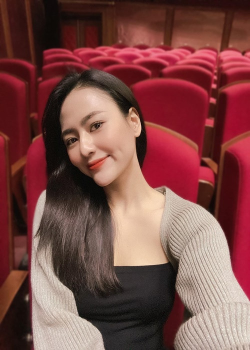 Việt Hoa đang hẹn hò một chàng trai tên Vương Trí. Ảnh: FB Việt Hoa