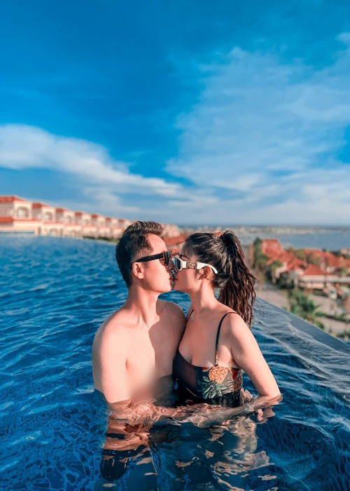 Thủy Anh hiện tại có tổ ấm vô cùng hạnh phúc. Cô được chồng chiều chuộng, tặng nhiều quà giá trị.