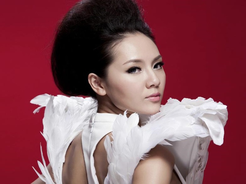 Năm 2006, Phương Linh tham gia Sao Mai Điểm Hẹn. Ở sân chơi này, cô gây ấn tượng dù không đoạt giải. Ảnh: FB Phương Linh