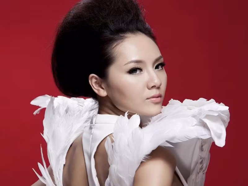 Năm 2006, Phương Linh tham gia Sao Mai Điểm Hẹn. Ở sân chơi này, cô gây ấn tượng dù không đoạt giải. Ảnh: FB Phương Linh