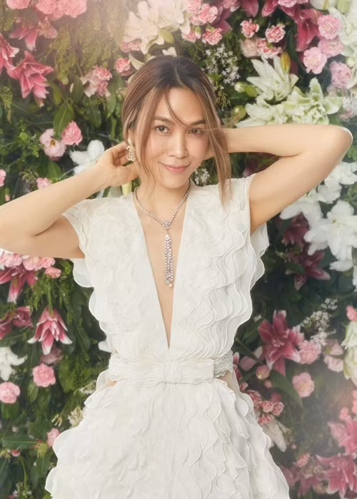 Về phần mình, Mỹ Tâm chỉ tập trung cho hoạt động nghệ thuật. Ảnh: FBNV