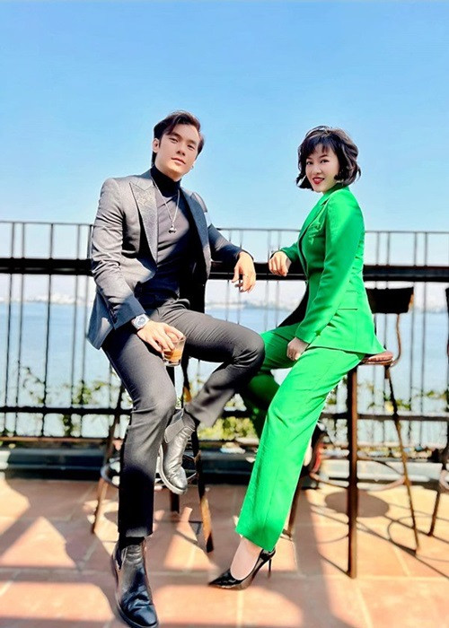 Ngoài Quỳnh Kool, Nhan Phúc Vinh còn có các cảnh quay với Thanh Hương. Hiện tại, Thanh Hương chưa bật mí về vai diễn mới. Ảnh: Phụ nữ Việt Nam