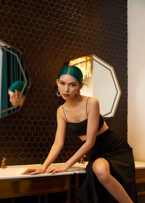 Thùy Dương lọt top 9 Vietnam’s Next Top Model 2011. Năm 2017, cô tham gia Vietnam’s Next Top mùa All Stars và giành ngôi Á quân. Ảnh: FBNV