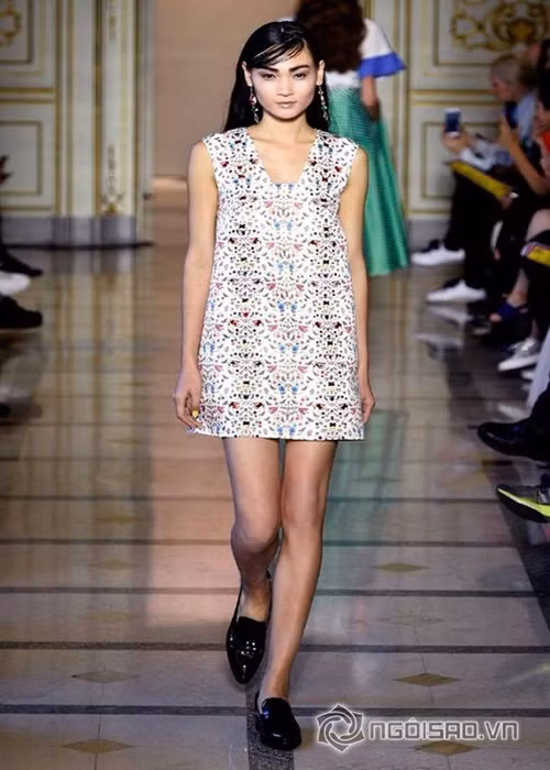 Thùy Trang lọt top 4 Vietnam's Next Top Model 2011. Sau cuộc thi, cô “chinh phục” các sàn diễn thời trang quốc tế. Ảnh: Gia đình Việt Nam