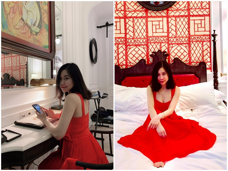 Thanh Huyền trẻ trung, gợi cảm không kém một hot girl.