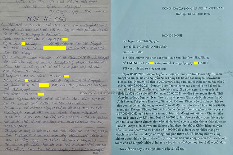 Thai Nguyen: Bat giam doc dai ly oto Honda lua dao khach hang