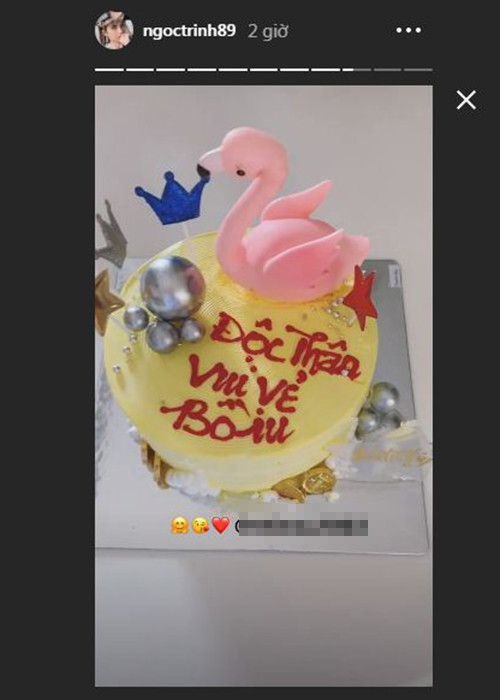 Bạn bè thân thiết chúc mừng Ngọc Trinh quay trở lại cuộc sống độc thân vui vẻ.