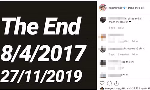 Lo bang chung Ngoc Trinh da chia tay ban trai dai gia sau 2 nam yeu?