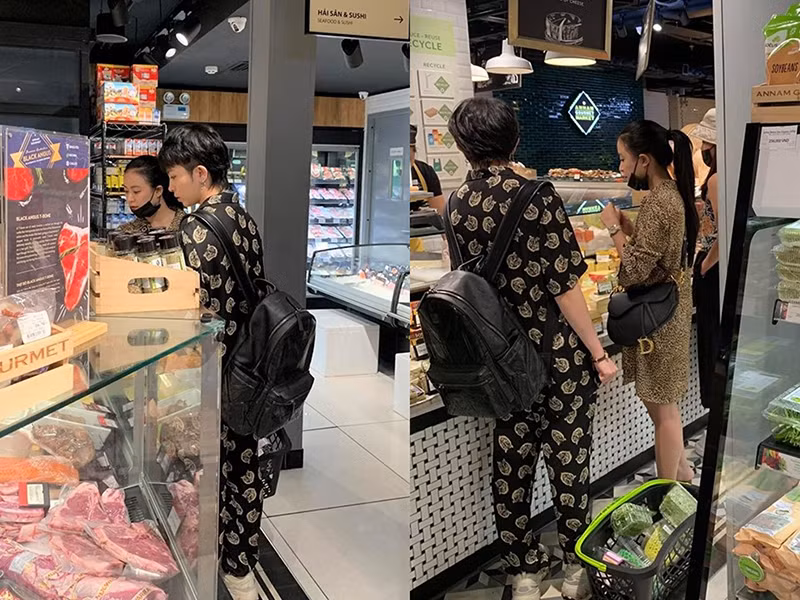 Nhiều khán giả không tin mối quan hệ giữa Gil Lê và Hoàng Thùy Linh chỉ dừng ở mức bạn bè khi cả hai lộ ảnh cùng đi mua sắm. Ảnh: Thế giới trẻ