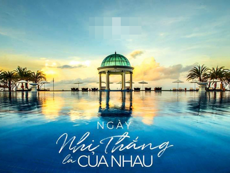 Đôi uyên ương cử hành hôn lễ tại bãi biển rộng 8000 mét vuông vào lúc 17h30. Ở Phú Quốc, đây vốn là thời điểm đón hoàng hôn đẹp nhất. Có thể đoán rằng hôn lễ của Đông Nhi sẽ đẹp như mơ.