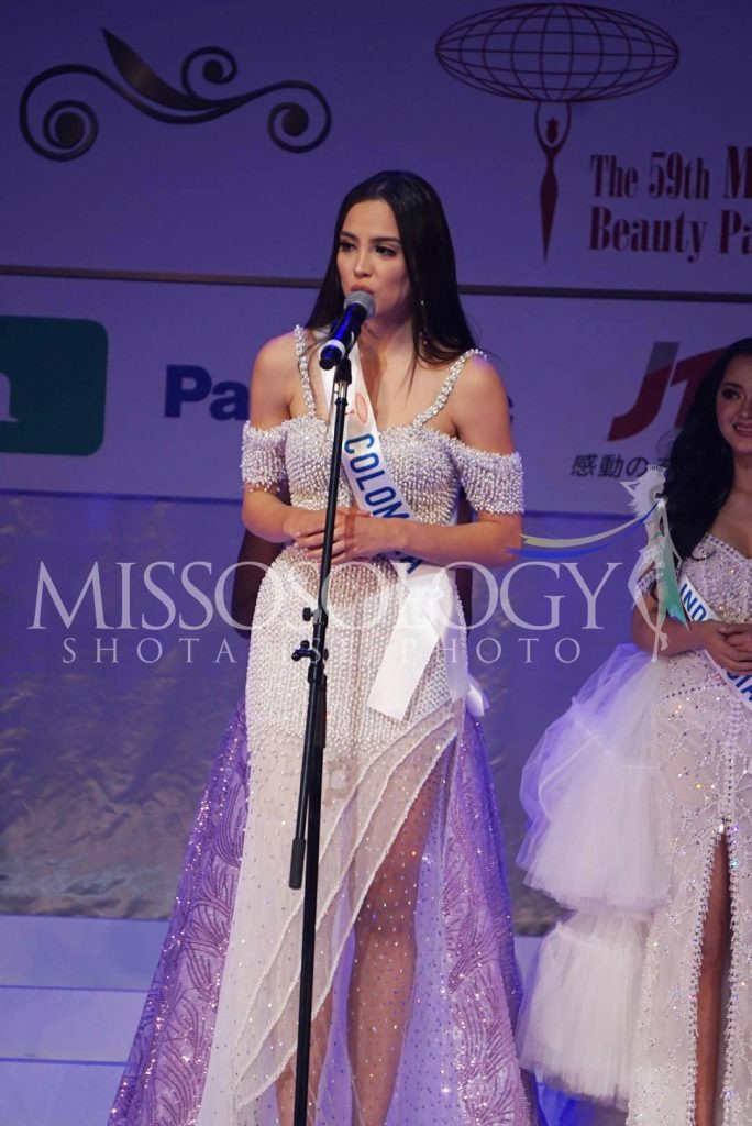 Danh hiệu á hậu 1, 2, 3 và 4 lần lượt được trao cho đại diện Mexico, Uganda, Colombia và Anh.