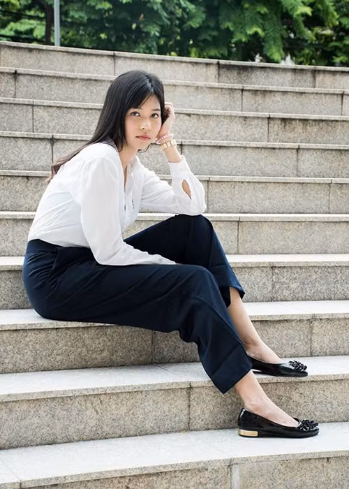 Gu thời trang của người đẹp Thái Lan cách đây 2 năm được đánh giá trẻ trung.