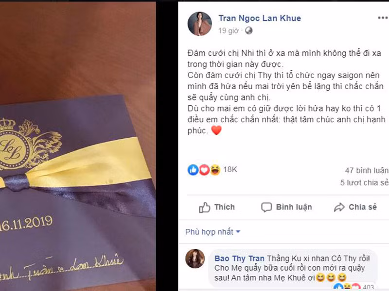 Lan Khuê vẫn quyết dự hôn lễ của Bảo Thy dù sắp lâm bồn.