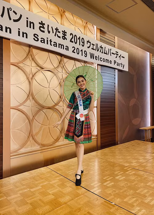 Tuong San khoe tai nhay tai Miss International khien fan quoc te phat sot