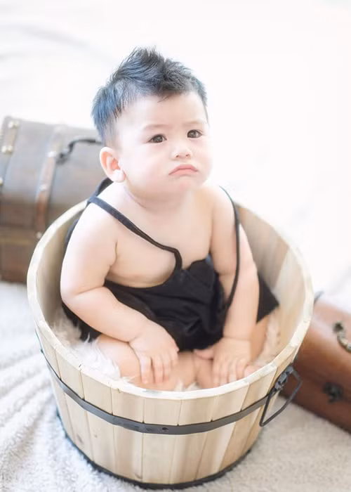 Con trai của Ngọc Lan và Thanh Bình tên Louis, chào đời ở Mỹ vào tháng 2/2017.