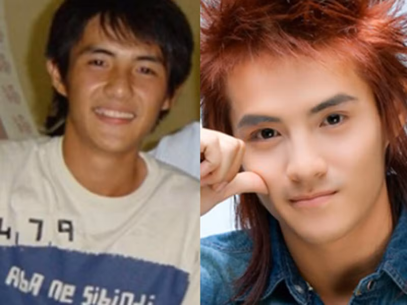 Hình ảnh Ông Cao Thắng khi mới gia nhập showbiz. Ảnh: Hoa học trò