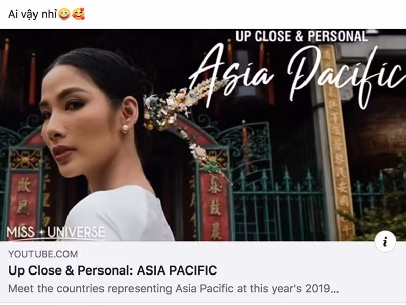 Hoang Thuy lien tuc duoc Hoa hau Hoan vu The gioi uu ai dieu nay